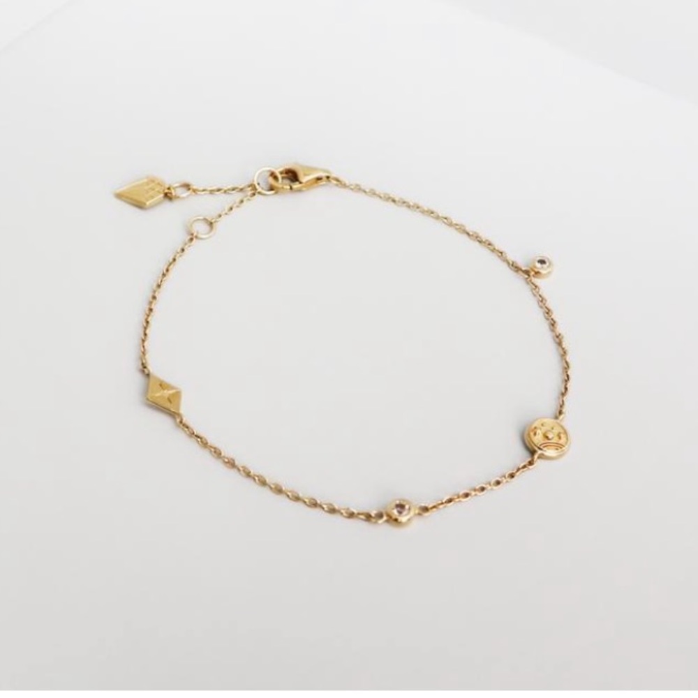 2/$20 Wanderlust & Co Dainty Gold Starlit Bracelet